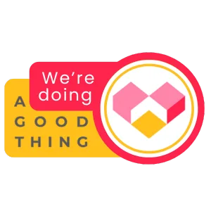 A Good Thing digital badge for all business users.
